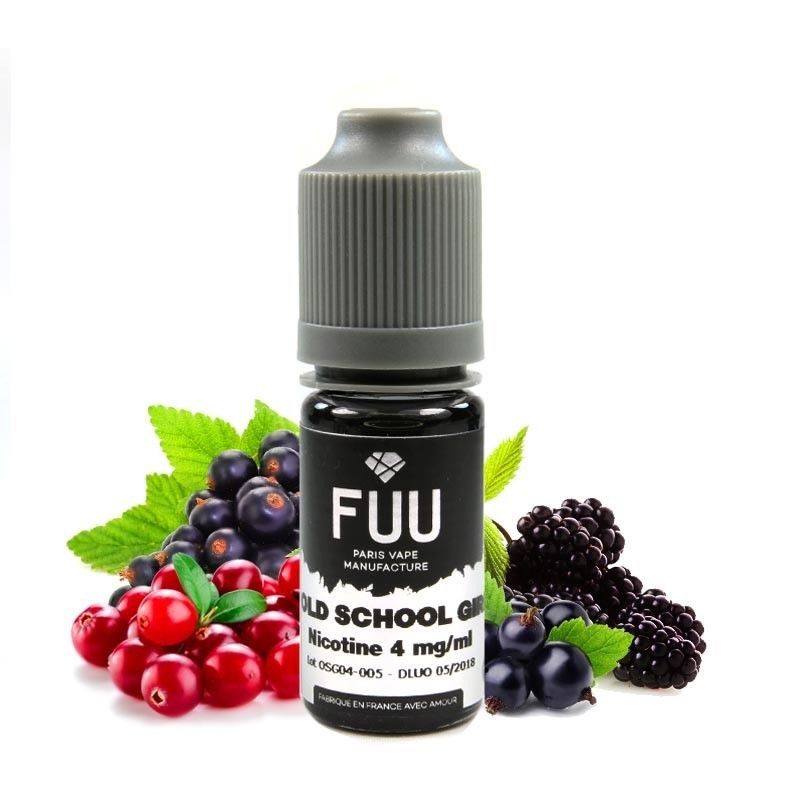 Old School Girl The Fuu : E-Liquide saveur fruits rouges !