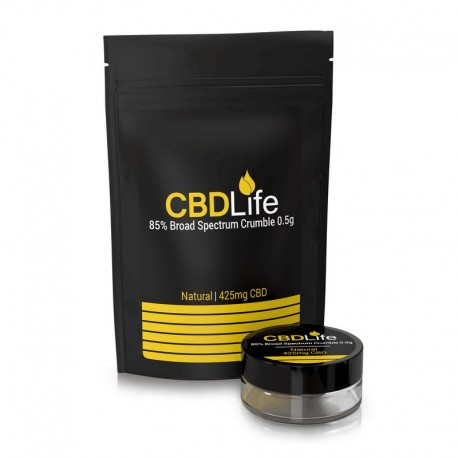 CBD Wax/Crumble Broad Spectrum 85% CBDLife