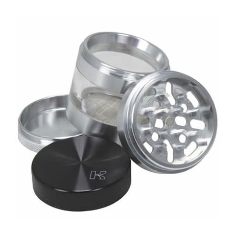 Grinder pollinisateur 4 pièces 56 mm transparent Kannastor