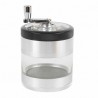 Grinder pollinisateur 64 mm transparent avec manivelle Kannastor