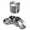 Steely Dan Stainless Steel Grinder 4 parts 59mm - Black Leaf