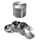 Steely Dan Stainless Steel Grinder 4 parts 38mm - Black Leaf