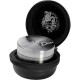 Steely Dan Stainless Steel Grinder 4 parts 38mm - Black Leaf