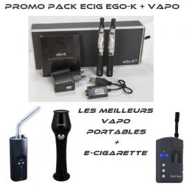 Promo E-Cig Ego-K + vaporisateur
