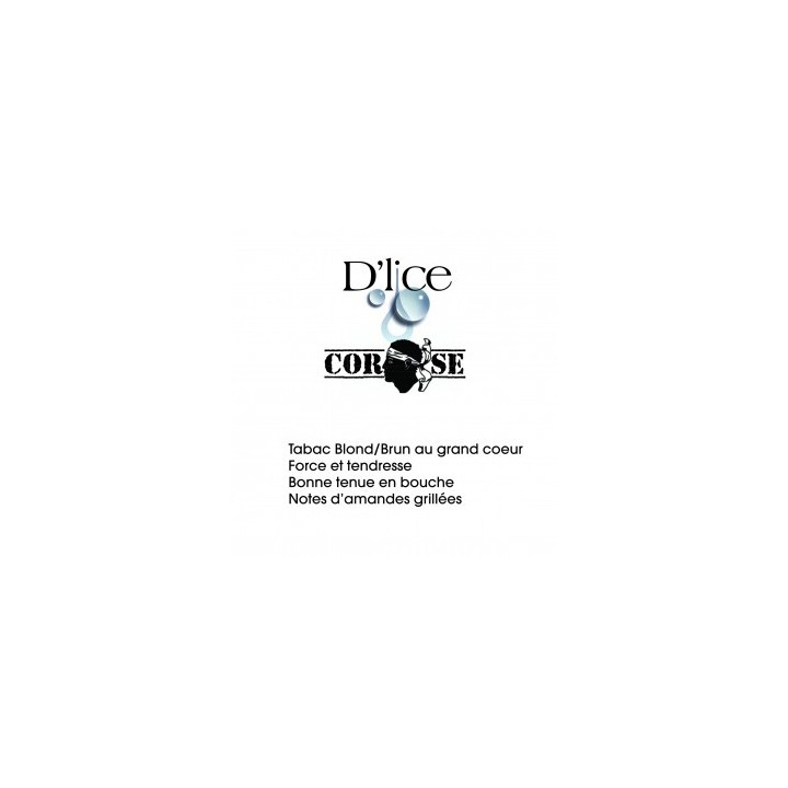 D'Lice - E-Liquide - Tabac Corse - 10 ml - docteur-vaporisateur.com