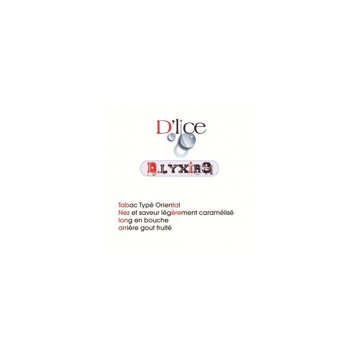 D'Lice - E-Liquide - Tabac Orient - 10 ml - docteur-vaporisateur.com