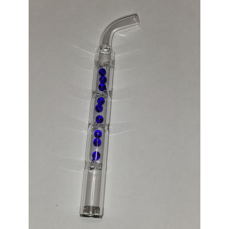 Extra Long 3D Cooling Stem With Glass Balls