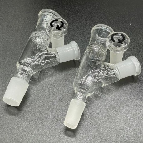 QaromaShop Passthrough Glass Bowl Adapter (14mm/18mm)