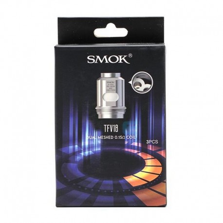 Résistance SMOK TFV18 Dual Meshed 0.15Ω