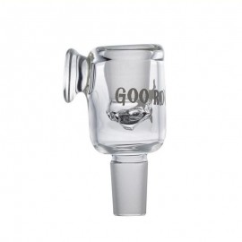 18.8mm Insulated Glass Injector Bowl By Goo Roo Designs - Cannabis Hardware