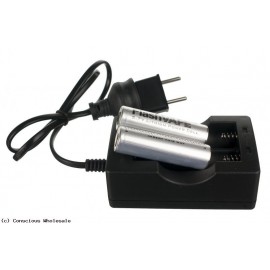 Kit FlashVape S-2 (chargeur + 2 batteries 3,7v)