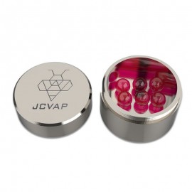6 Ruby Balls 4mm with Titanium Jar - JCVAP