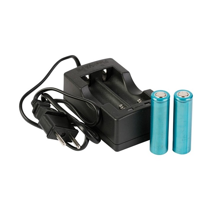 Kit FlashVape chargeur double + batteries - docteur-vaporisateur.com