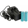 Kit FlashVape S-1 chargeur double + batteries