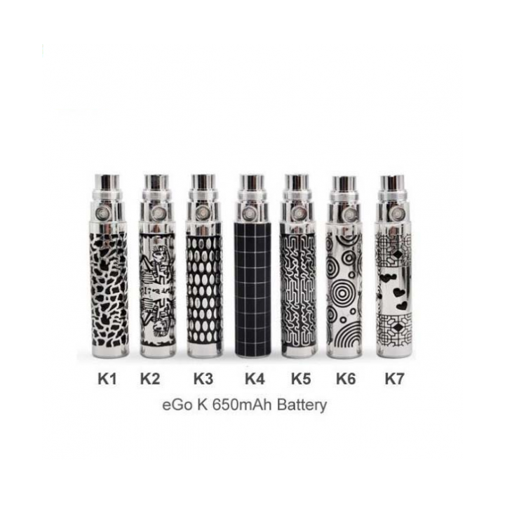Batterie Ego K 650 mah (avec gravure) - docteur-vaporisateur.com