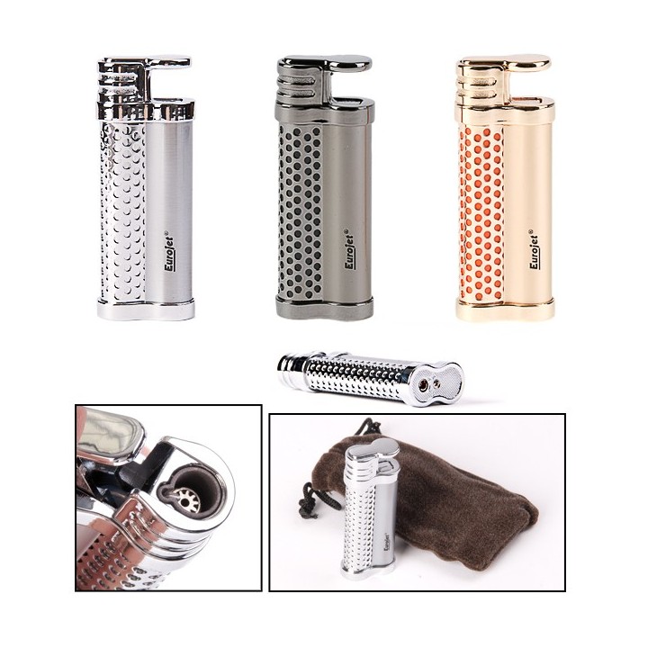 Briquet chalumeau Eurojet hot chrome - Docteur-Vaporisateur.com