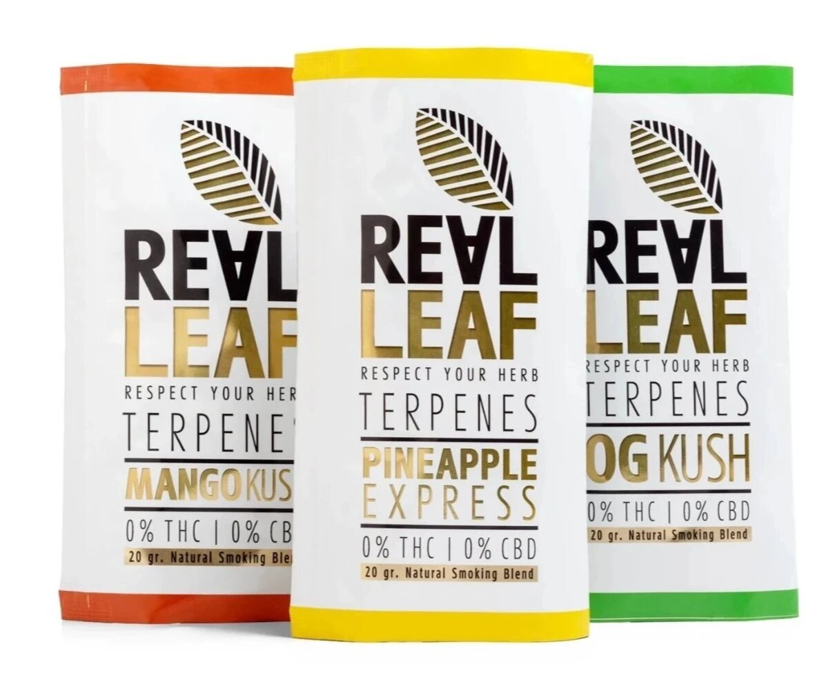 real leaf terpene mango kush og kush pineapple express