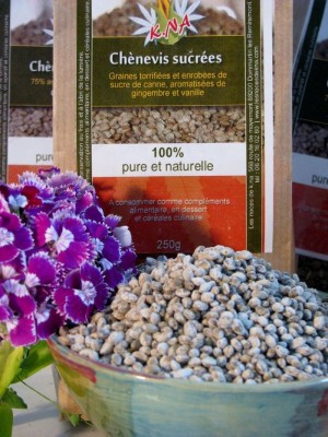 Graine de chanvre sucrée bio - docteur-vaporisateur.com