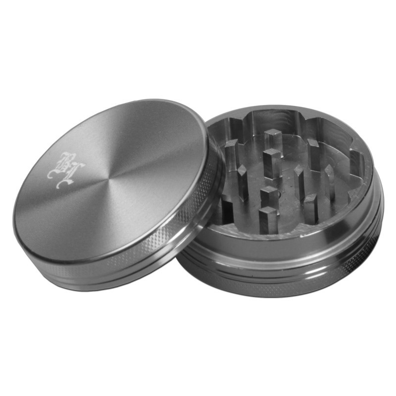 Grinder 2p 40mm Black Leaf - docteur-vaporisateur.com