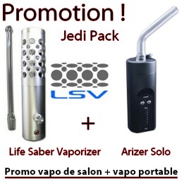 Promo LSV + Arizer Solo (vapo de salon + vapo portable) - docteur-vaporisateur.com
