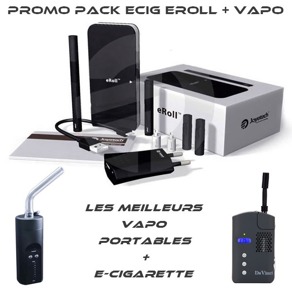 Promo E-Cig eRoll JoyeTech + vaporisateur - docteur-vaporisateur.com
