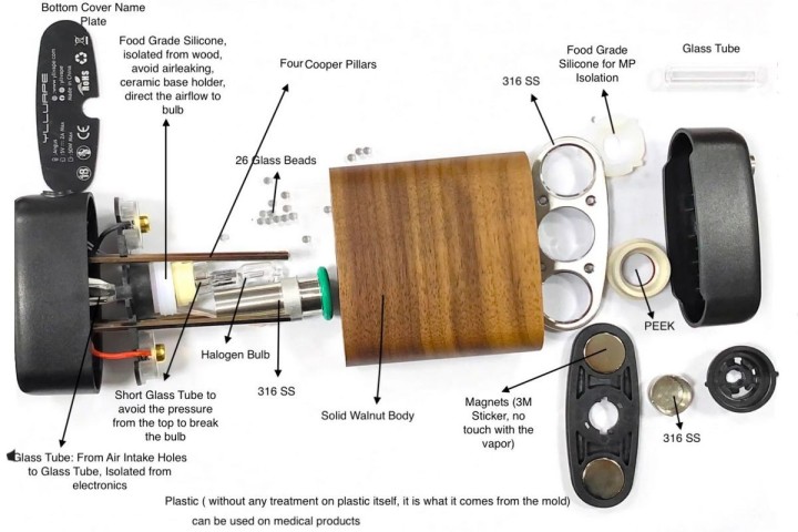 Angus YLLVAPE - Vaporisateur Portable