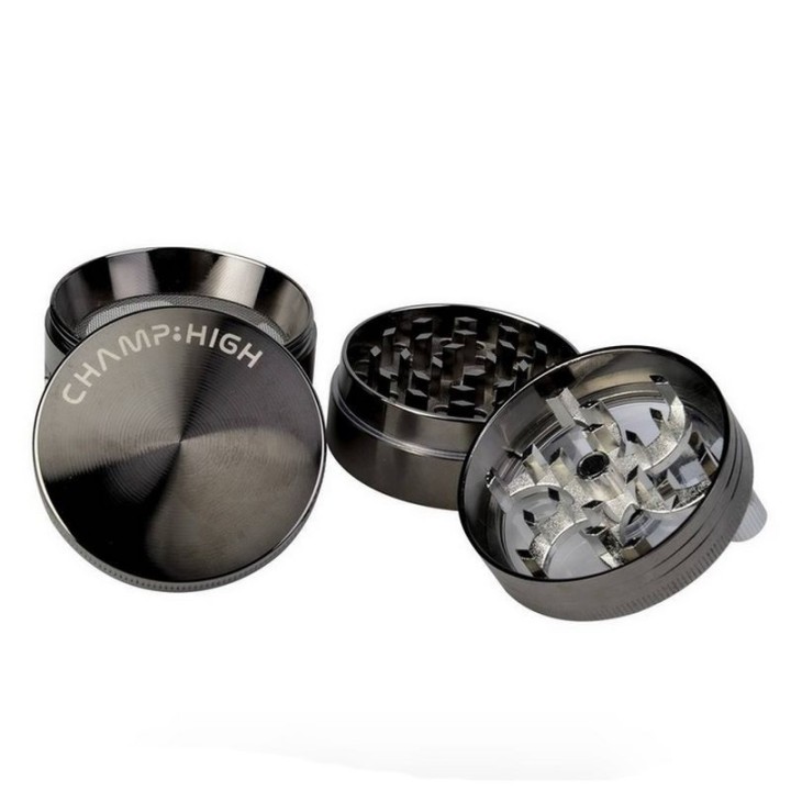 Grinder 4 pièces Alu 60mm pollinisateur et manivelle