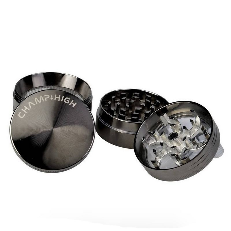 Grinder 4 pièces Alu 60mm pollinisateur et manivelle