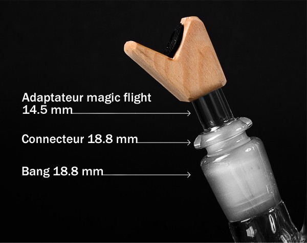 Adaptateur pipe à eau Magic Flight Launch Box - docteur-vaporisateur.com