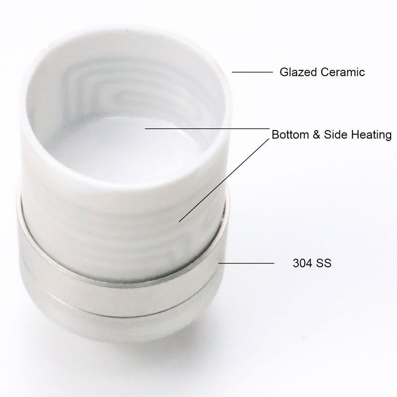JCVAP Fusion 510 Wax Atomizer - Glazed Ceramic