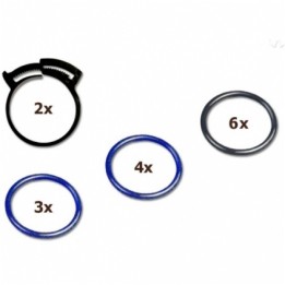 Solid Valve O-ring Set : Ensemble d'anneaux Solid Valve pour Volcano